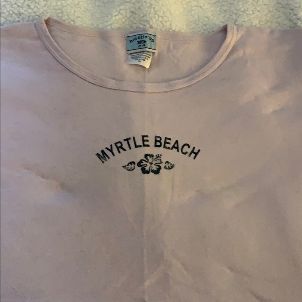 Breezin Up Light Purple Myrtle Beach Tee